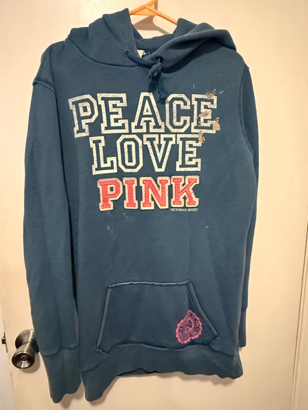 Victoria Secret Pink Y2K long hoodie